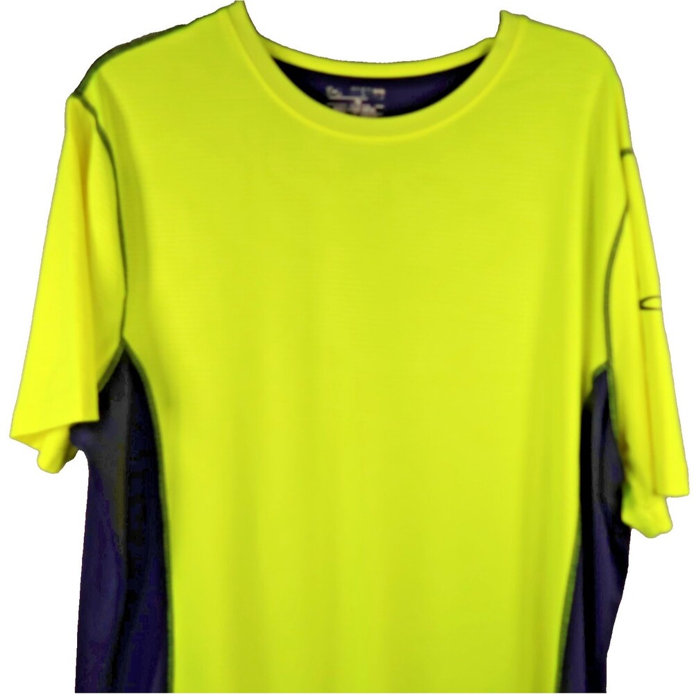 Under Armour Men’s HeatGear Short Sleeve T- Shirt Size XL Neon Yellow Breathable